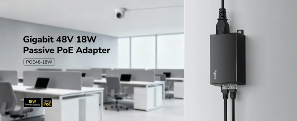 Cudy POE48-18W,Gigabitni pasivni PoE adapter,10/100/1000 Mbps - Слика 4
