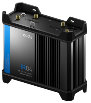 Cudy IR04_EU,4G LTE Cat 4 N300 Industrial Wi-Fi Router,4G Cat. 4 with Max 150 Mbps DL,300 Mbps Wi-Fi