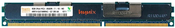 Ram memorija IBM/ SK Hynix - 8 GB 4RX8PC3L-8500R-7-10-V0 HMT41GV7BMR8A-G7-D7-AC - Слика 2