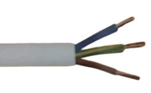 KABL-PVC-3X2.5CCA/PVC/100M,Gembird Fleksibilni naponski kabl,Beli