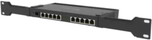 MikroTik Router BOARD RB4011iGS+RM, 228 × 120 × 30 mm,crna