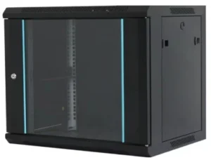 MAXPRO LINE Rack orman nazidni, 9U, 600x600, staklena vrata