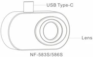 TERMALNA KAMERA, NOYAFA NF-583S  USB C