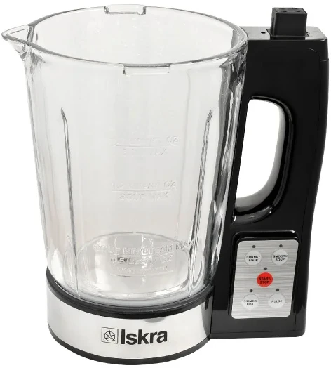 ISKRA blender sa funkcijom kuvanja HS-08G,1.7l,crna,motor 250W,snaga grejanja 700-800W - Слика 2