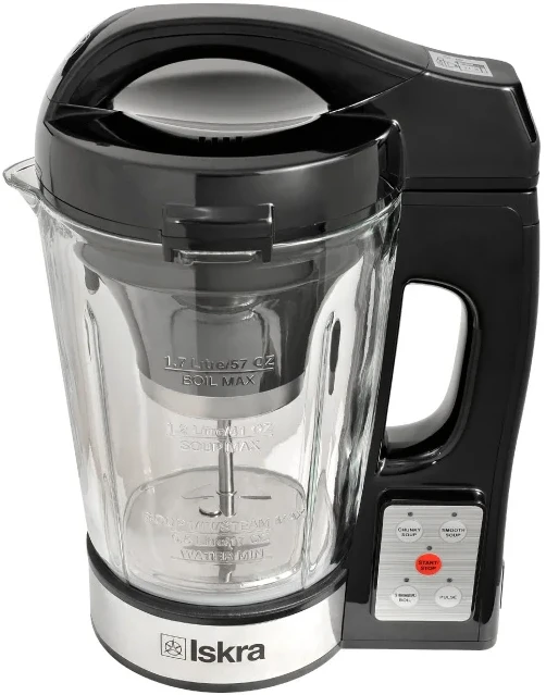ISKRA blender sa funkcijom kuvanja HS-08G,1.7l,crna,motor 250W,snaga grejanja 700-800W - Слика 4