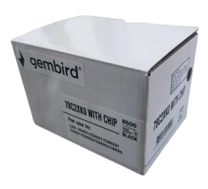 Toner Gembird 78C2XK0 zam. kaseta za Lexmark Black 8.5k (sa cipom)