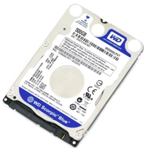 HDD 2.5 * 500GB WD5000LPVT BLUE scorpio 5400rpm 8mb SATA 7mm
