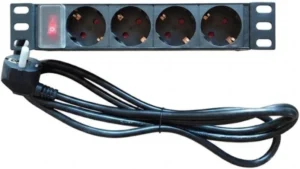 ExeLink Razvodni PDU panel za REK 10inca sa 4 uticnih mesta (aluminijum),1U