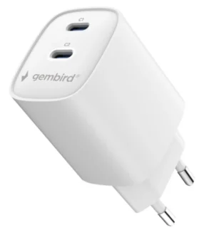 TA-UC-2C-PD45-01-W Gembird 2-port 45 W USB fast charger