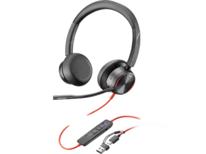 HP PSG Slušalice HP Poly Blackwire 8225 Stereo/Hibrid ANC/AFence/USB-C+USB-C/A Adapter/8X223AA/crna