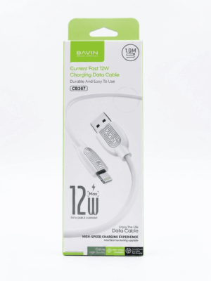 Bavin kabl 12W Type USB A na Type Lightning 1m bela - CB367