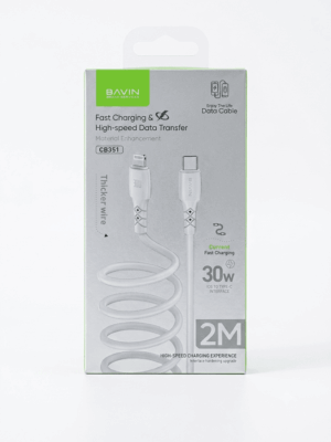Bavin kabl 30W 2m Type Lightning-Type C CB351
