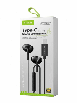Bavin slušalice type C HX879-TC crna