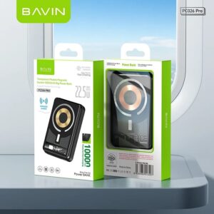 Bavin Magnetic Power Bank 10000mAh 22.5W crna