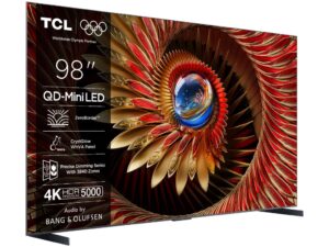 Televizor TCL 98C8K/QLED-Mini LED/98"/4K UHD/144Hz/Google TV/crna