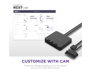 NZXT F140RGB Core 140mm ventilator beli (RF-D14SF-W1)