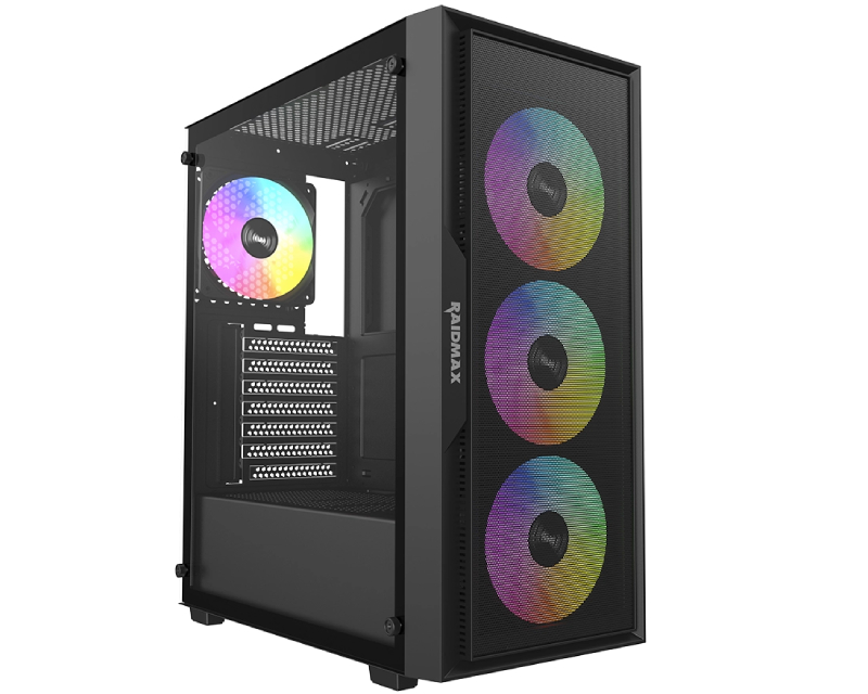 RAIDMAX Kućište VECTOR V159TBF 650W crno - Слика 3