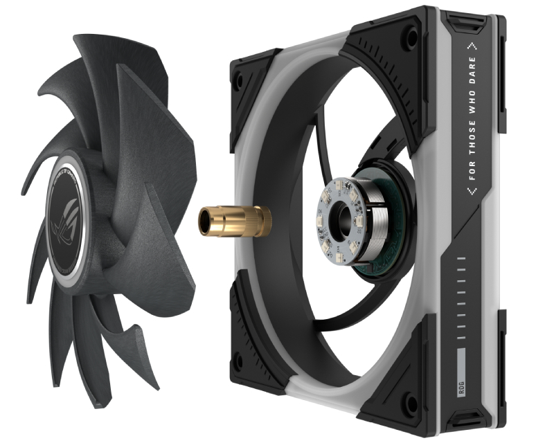 ASUS ROG EURUX GR120 FAN ARGB REVERSE BLACK 3IN1 crni ventilator - Слика 9
