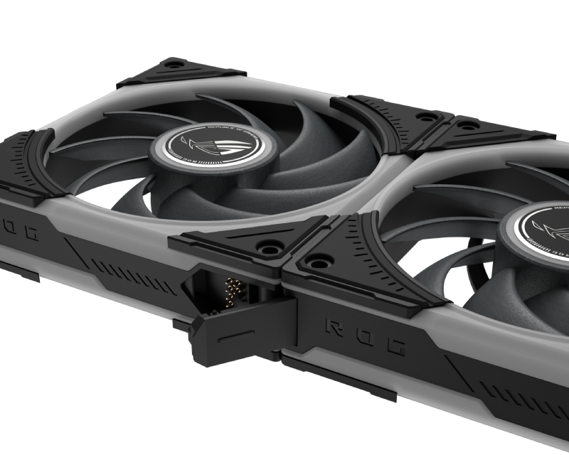 ASUS ROG EURUX GR120 FAN ARGB REVERSE BLACK 3IN1 crni ventilator - Слика 5