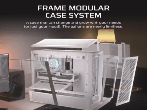 Kucište CORSAIR FRAME 4000D RS Mid-Tower/ATX/kaljeno staklo/bez napajanja/bela