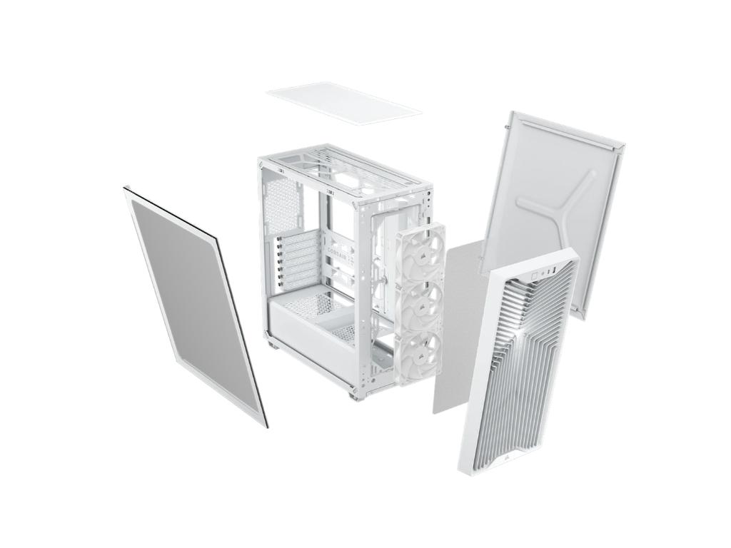 Kucište CORSAIR 3200D RS Mid-Tower/ATX/Mini-Itx/MicroATX/3xRS120/bez napajanja/bela