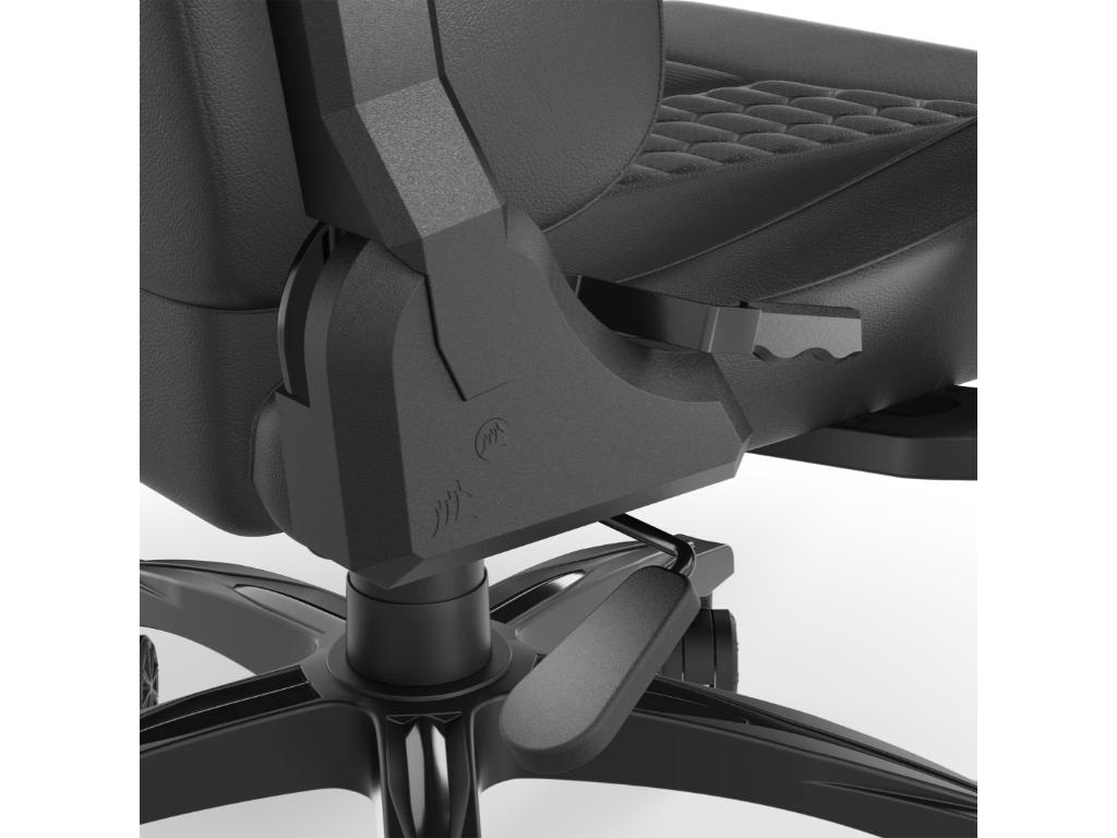 Stolica CORSAIR TC100 RELAXED gaming/CF-9010050-WW/crna vestacka koza - Слика 2