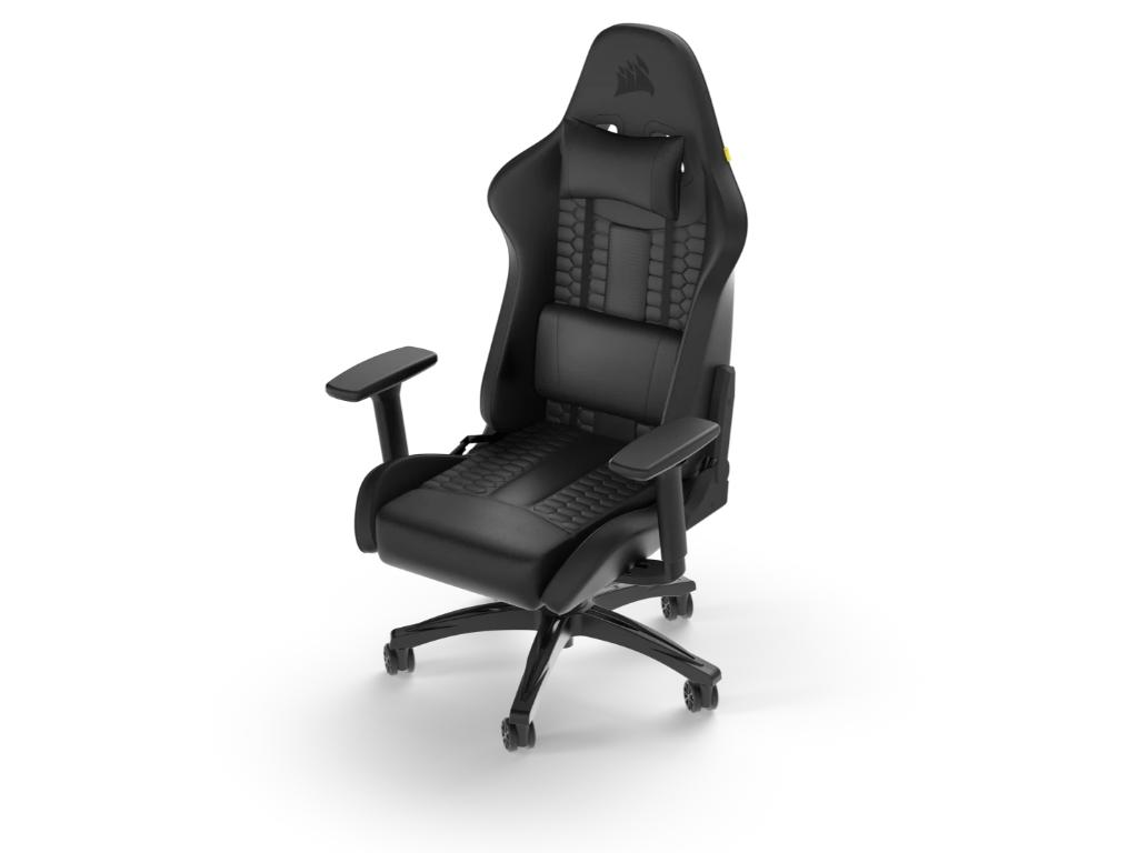 Stolica CORSAIR TC100 RELAXED gaming/CF-9010050-WW/crna vestacka koza - Слика 5