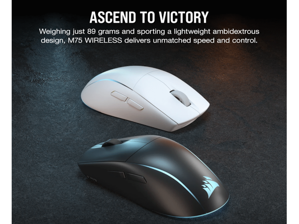 Miš CORSAIR M75 bežicni/CH-931D010-EU/RGB/gaming/crna - Слика 9