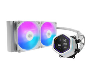 COOLER MASTER MasterLiquid Core Nex Digital 240 White ARGB vodeno hlađenje belo (MLX-D24M-A18PW-RD)