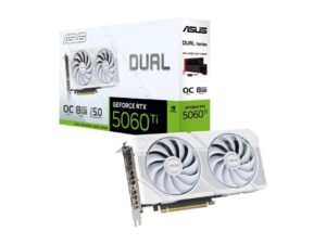Graficka karta ASUS DUAL-RTX5060TI-O8G-WHITE NVD/8GB/GDDR7/128bit/bela