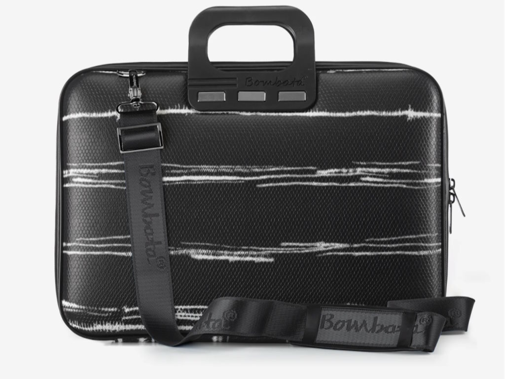 Torba BOMBATA Medio Black&White 13"/Crna - Слика 2