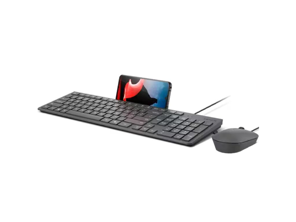Tastatura+miš LENOVO Lenovo 310/žicni set/USB-A /US Eur/crna - Слика 5