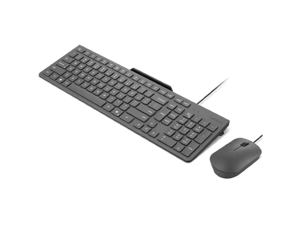 Tastatura+miš LENOVO Lenovo 310/žicni set/USB-A /US Eur/crna - Слика 3