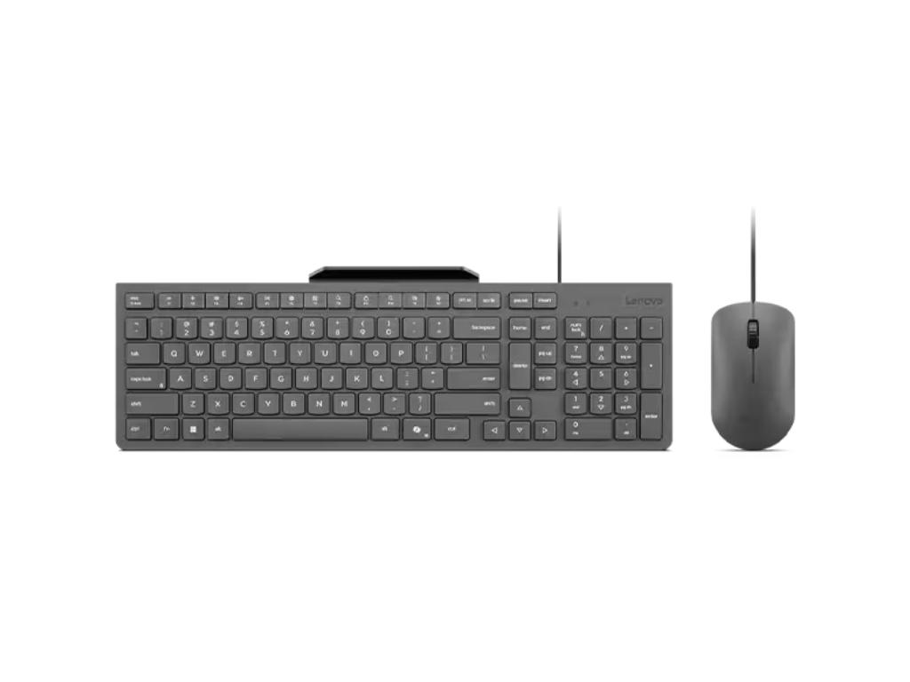 Tastatura+miš LENOVO Lenovo 310/žicni set/USB-A /US Eur/crna - Слика 2