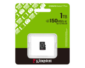 KINGSTON Memorijska kartica U1 V10 SDXC 1TB Canvas Select Plus G3 150R A1 SDCS3/1TBSP