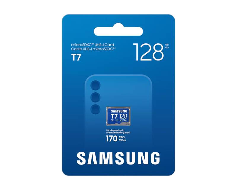 SAMSUNG T7 Memorijska kartica microSDXC UHS-I U3 V30 A2 128GB MB-MB128T - Слика 3
