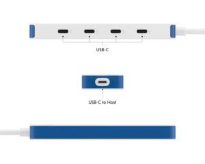 TARGUS HyperDrive Flex 4 Port USB-C Hub plavi (HD5201BUGL)