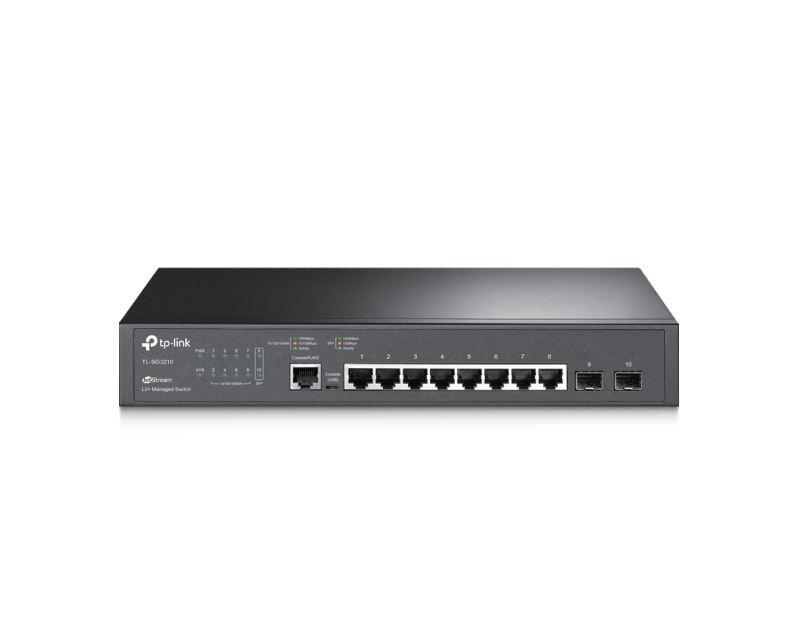 TP-LINK SG3210(UN) Omada 8-Port Gigabit L2+ Upravljivi Switch sa 2 SFP Slots - Слика 4