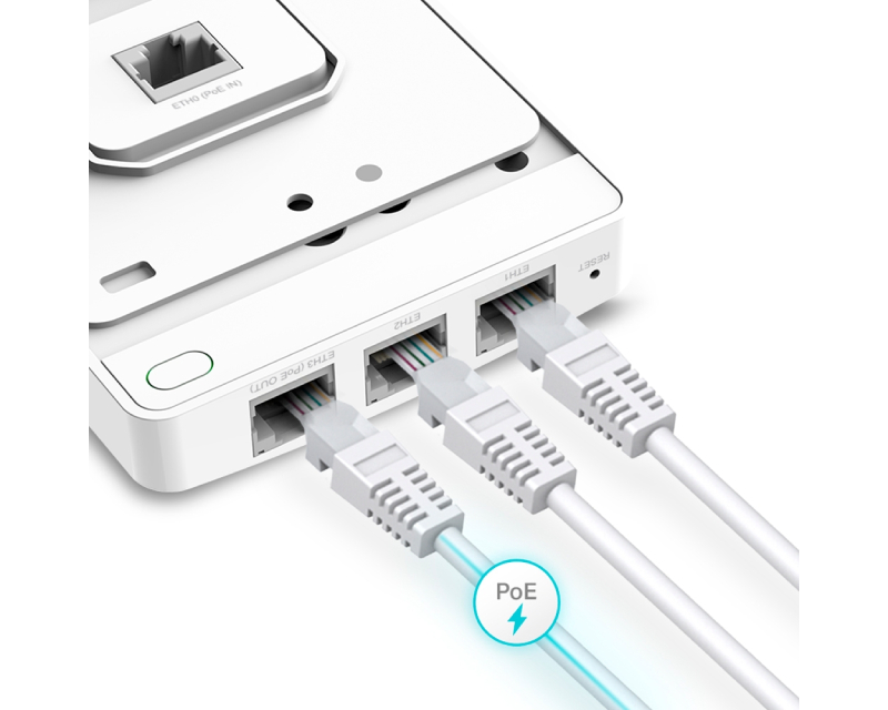 TP-LINK EAP615-Wall(EU) Wall Plate WiFi 6 Access Point - Слика 3