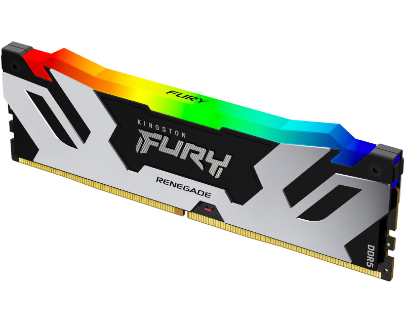 KINGSTON DIMM DDR5 16GB 7600MT/s KF576C38RSA-16 FURY Renegade Silver RGB XMP - Слика 2