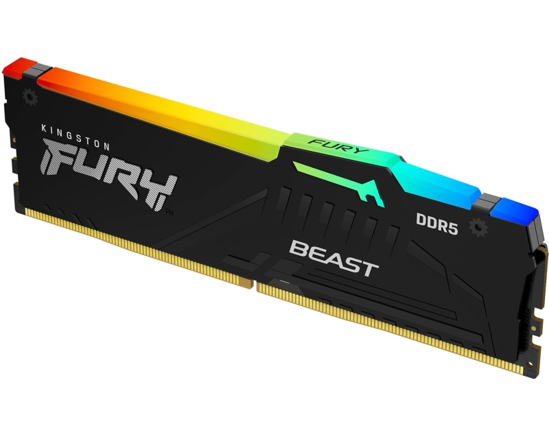 KINGSTON DIMM DDR5 64GB 5600MT/s KF556C40BBA-64 FURY Beast Black RGB EXPO - Слика 2