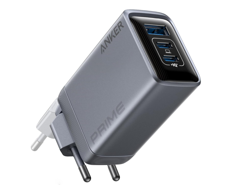 ANKER Prime 100W GaN zidni brzi punjač, 3-porta (2x USB-C i 1x USB-A) srebrni - Слика 3