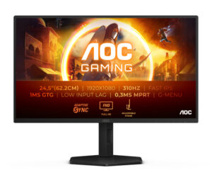 AOC 24.5 inča 25G4SXU FHD 1920x1080 Fast IPS 310 Hz G-Sync gaming monitor