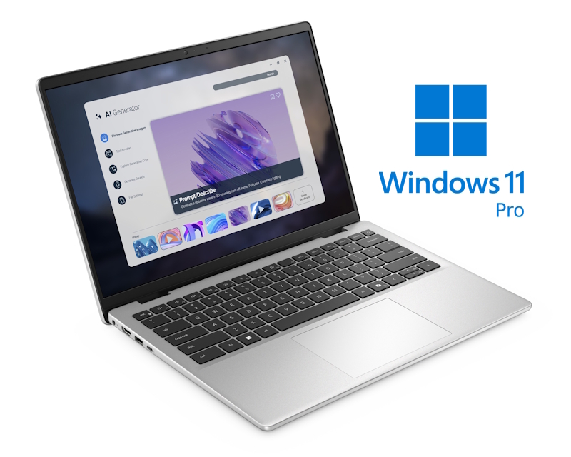 DELL Pro 14 Essential PV14250 14 inch FHD+ 300nits Core 7 150U 16GB 512GB SSD Backlit Win11Pro silver laptop - Слика 4