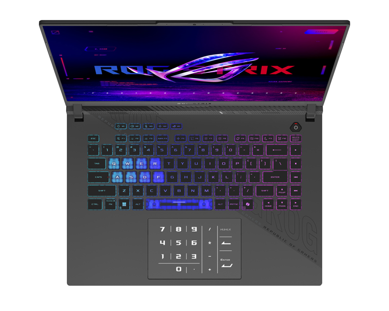 ASUS ROG Strix G16 G614PM-RV102 (16 inča FHD+, Ryzen 9 8940HX, 16GB, SSD 1TB, GeForce RTX 5060) laptop - Слика 6