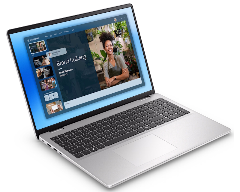 DELL 16 DC16251 16 inch FHD+ 300nits Core 7 150U 16GB 512GB SSD Backlit FP metalni silver laptop - Слика 3