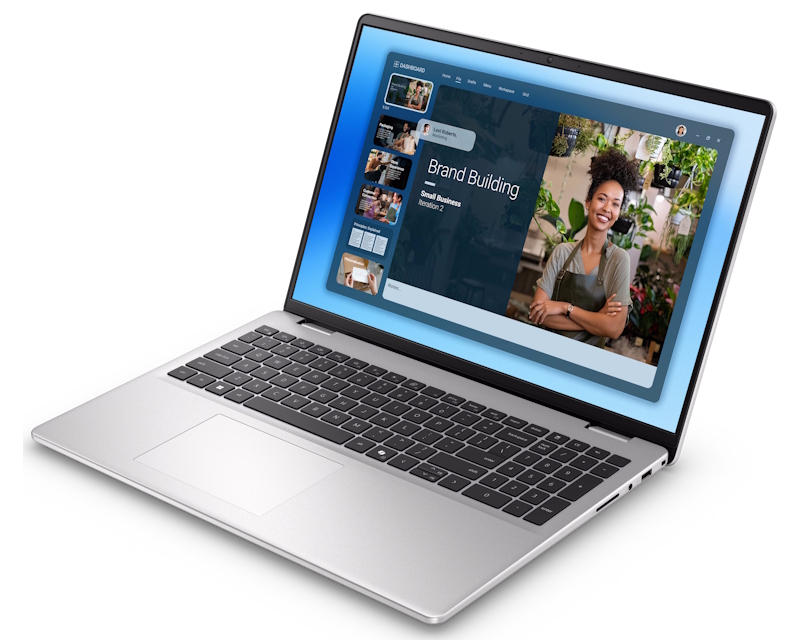 DELL 16 DC16251 16 inch FHD+ 300nits Core 7 150U 16GB 1TB SSD GeForce MX570A 2GB Backlit FP Ubuntu metalni silver laptop - Слика 6