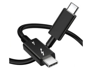 E-GREEN Kabl USB tip C M/M Thunderbolt 4/40Gbps/PD 8K/60Hz 1m, crni
