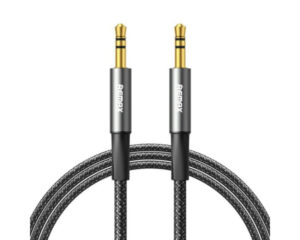 REMAX AUX Audio kabl (3,5mm-3,5mm)crni 2.5m