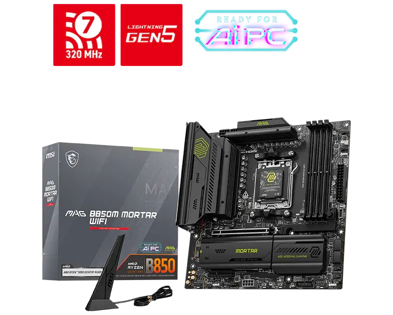MSI MAG B850M MORTAR WIFI matična ploča - Слика 3